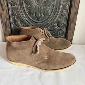John Varvatos USA Boots Mens Size 12 Brown Suede Desert Chukka Classic Designer